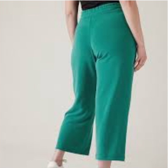 ATHLETA Echo Wide Leg Crop Pant | NWT sz 12 - Picture 3 of 11